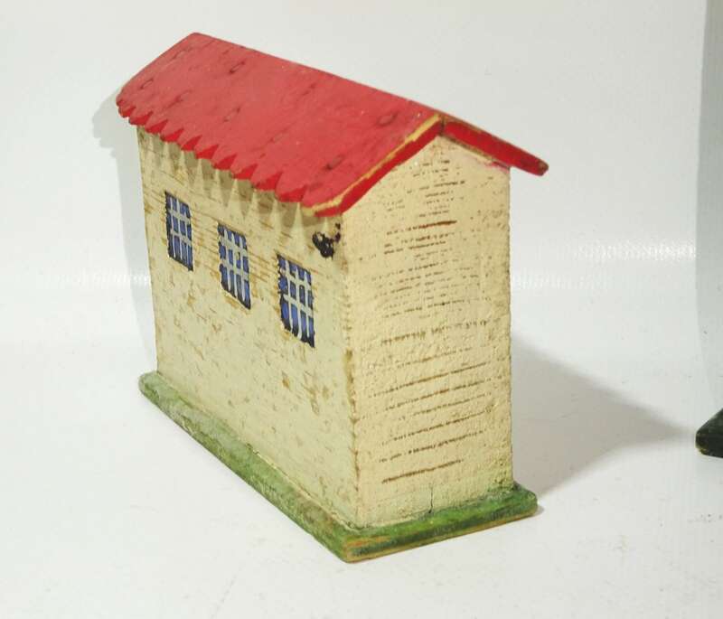 Alte Holz Häuser Kirche Holzhäuser Spielzeug Taubenhaus Modellbau Deko 