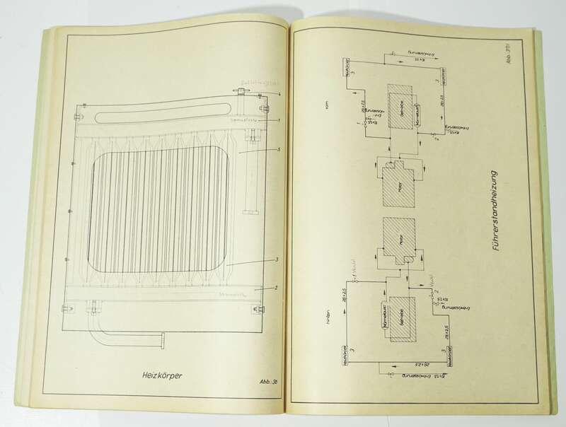 Beschreibung Bedienungsanweisung Diesellok V200  2 Bände 1966 VEB Lokomotivbau Babelsberg
