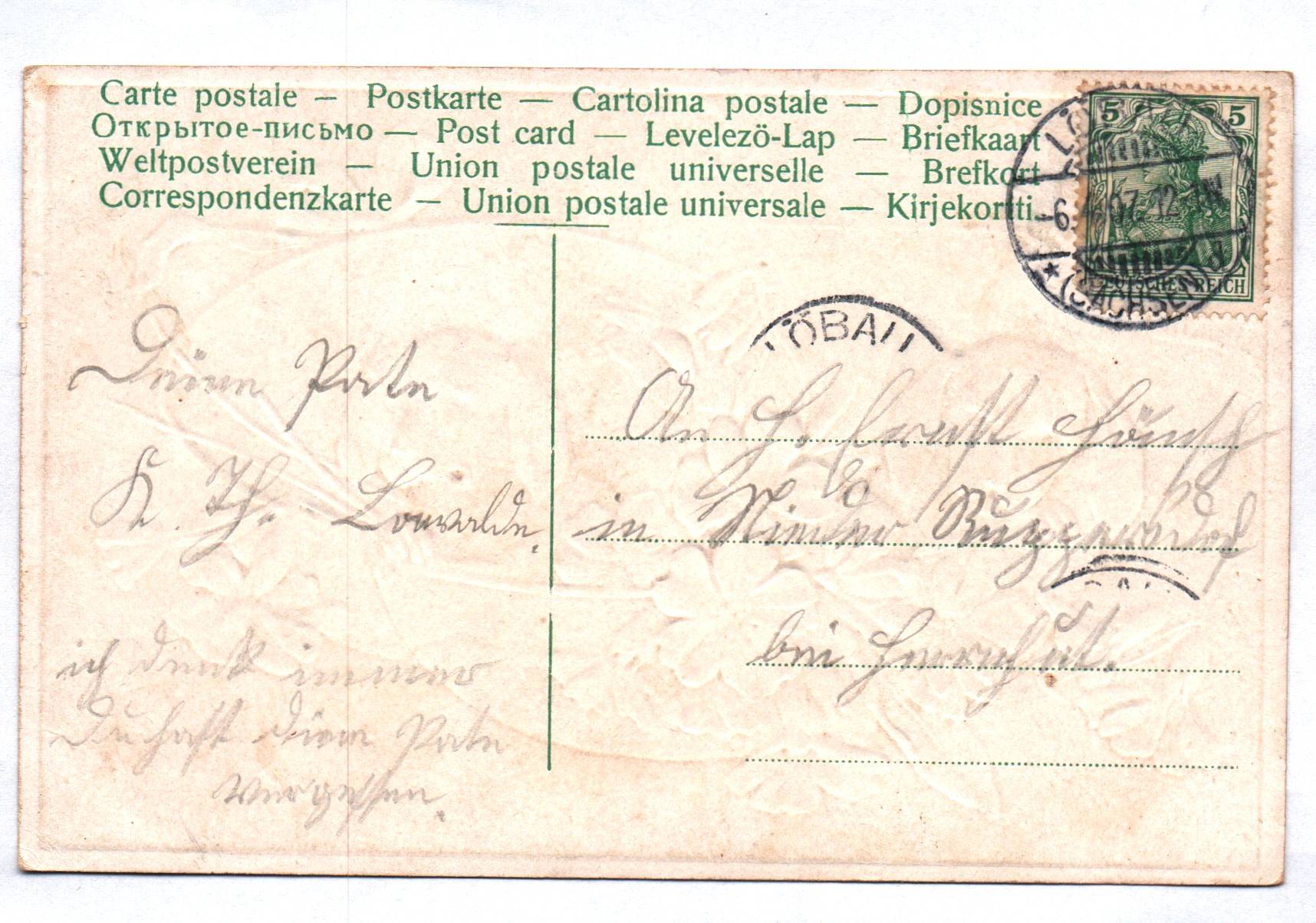 Präge Ak Dackel Fröhliche Ostern 1907 Präge Ak Dackel Fröhliche Ostern 1907