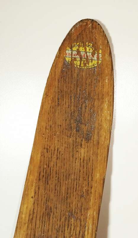 Alte Kinder Holzski Skier Ruppersdorf Deko 