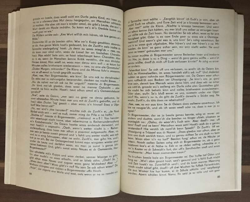 Buch Kurt Junge Wies de Goarbe gibt Oberlausitzer Mundart 1982