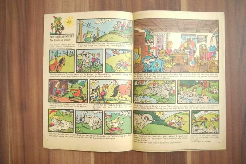 Kims Geheimnis Atze Kinder Zeitschrift 1968 Heft 8 DDR Comic