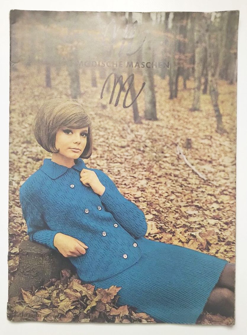 Modezeitschrift Modische Maschen DDR Nr 3 mit Schnittmuster 1966