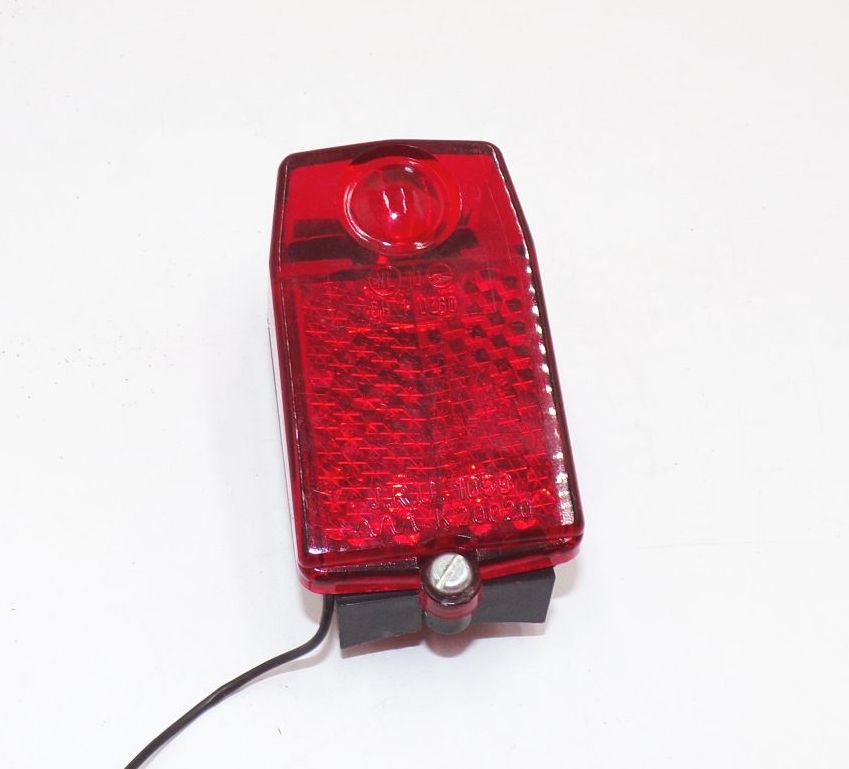 DDR Ruhla Rücklicht Fahrradrücklicht Rot Beleuchtung Vintage
