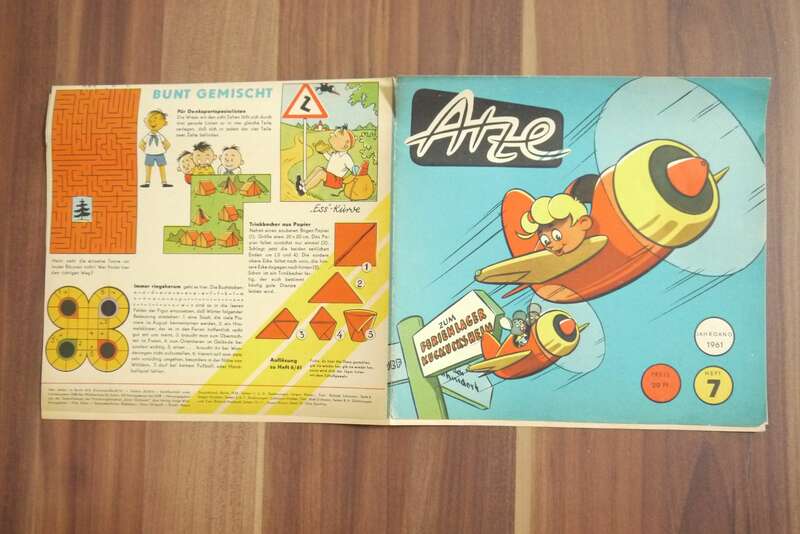Atze Comic DDR Zum Ferienlager Kuckucksheim 1961 Heft 7