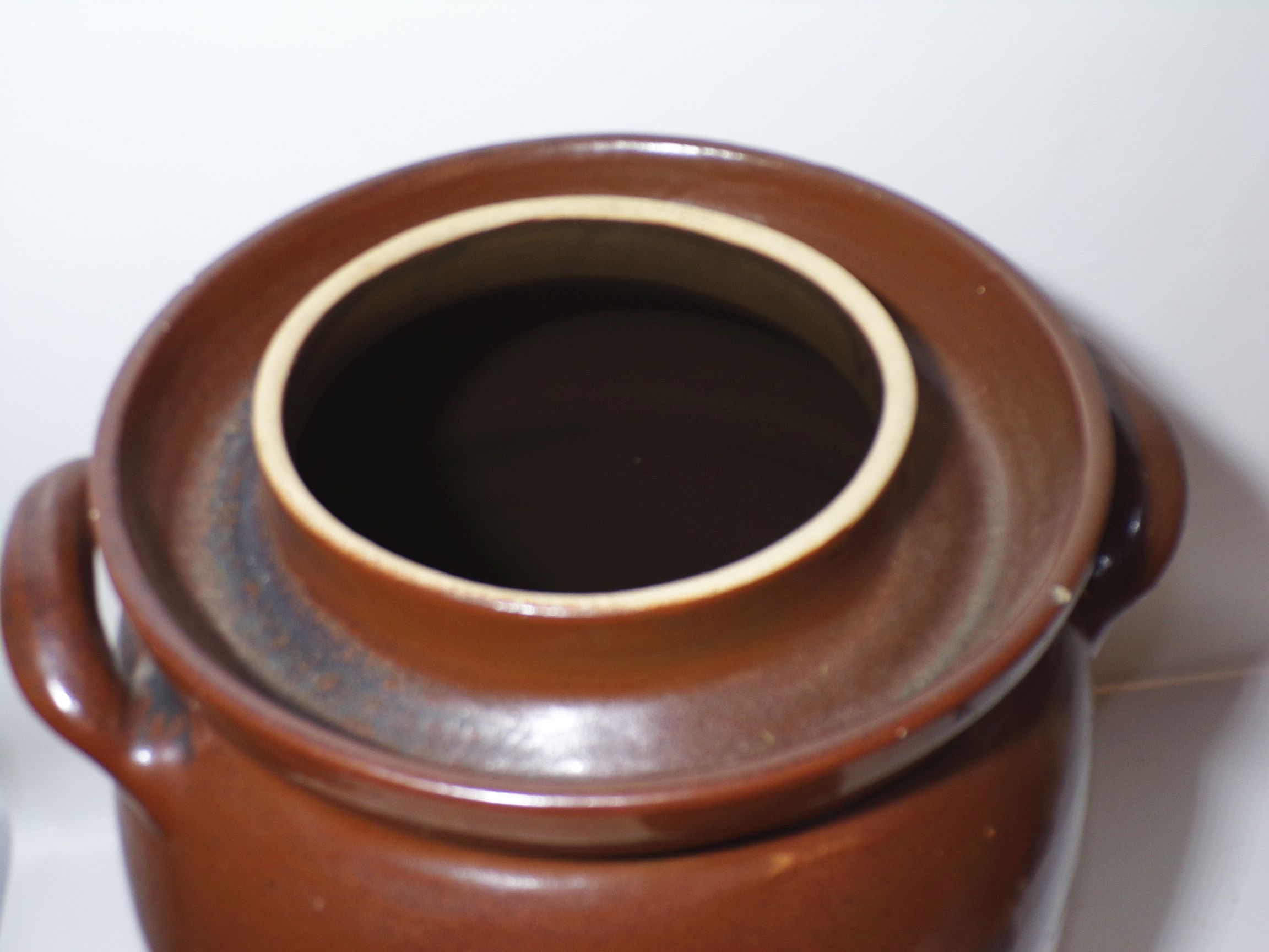 Alter Steinguttopf Sauerkrauttopf Tontopf Gärtopf Gurkentopf Krautfass ...