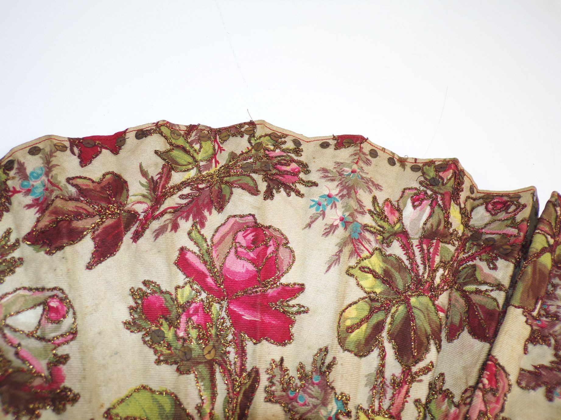 Alter Fächer Rosen Motiv Requisit Accessoire Vintage Alter Fächer Rosen Motiv Requisit Accessoire Vintage