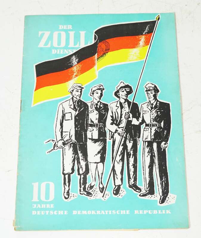 Der Zoll Dienst 1959 Grenzschutz 10 Jahre DDR 