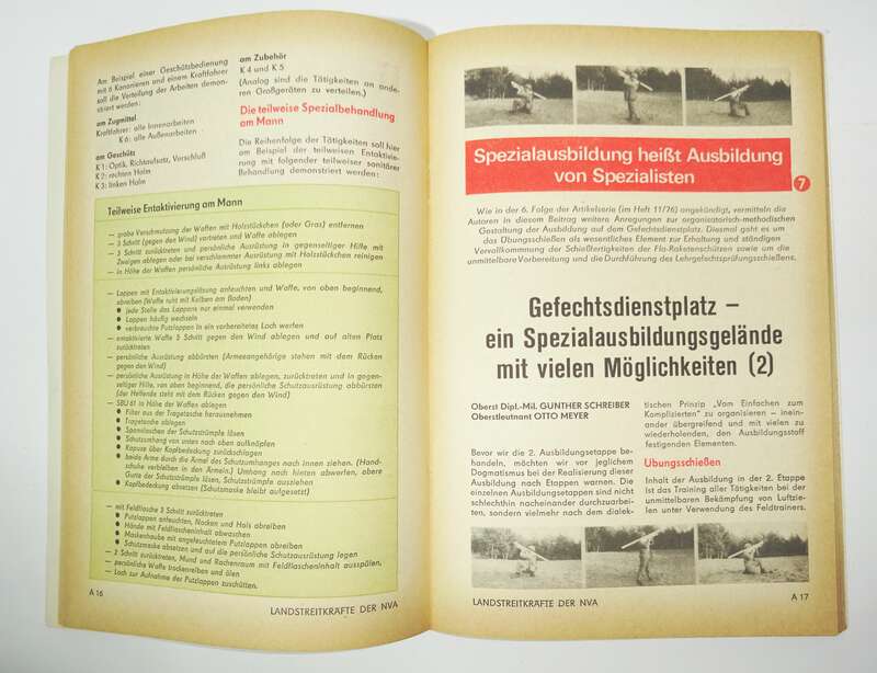 Ausbilder Nr 1 1977 Ausgabe A Landstreitkräfte NVA Grenztruppe 