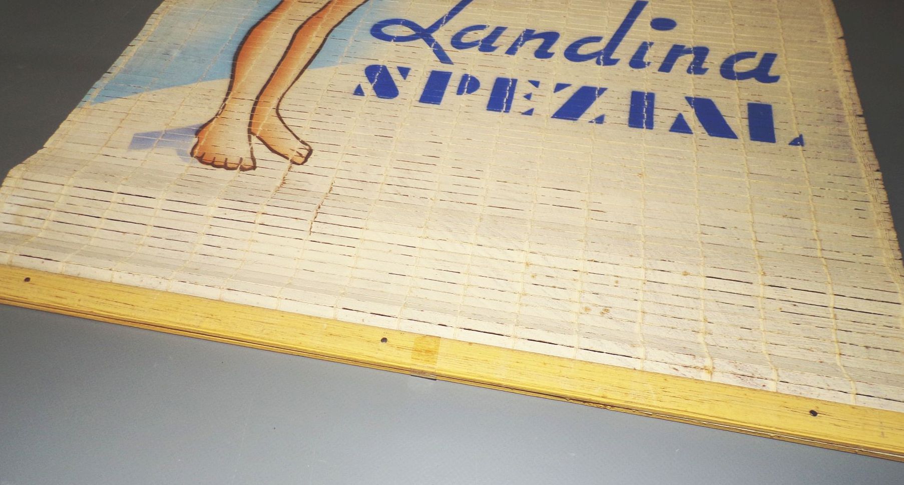 Alte Reklame Landina Sonnenschutz Creme DDR 1950er Bastrollo Alte Reklame Landina Sonnenschutz Creme DDR 1950er Bastrollo