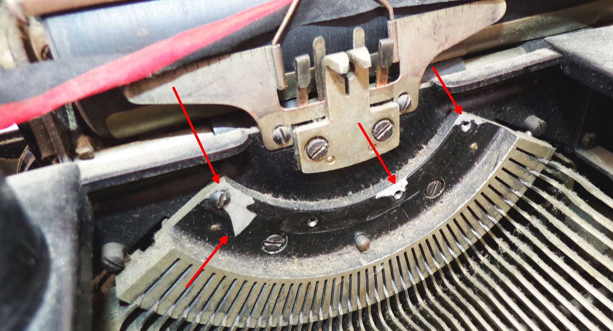 Alte Orga Privat Schreibmaschine Bing Werke typewriter 