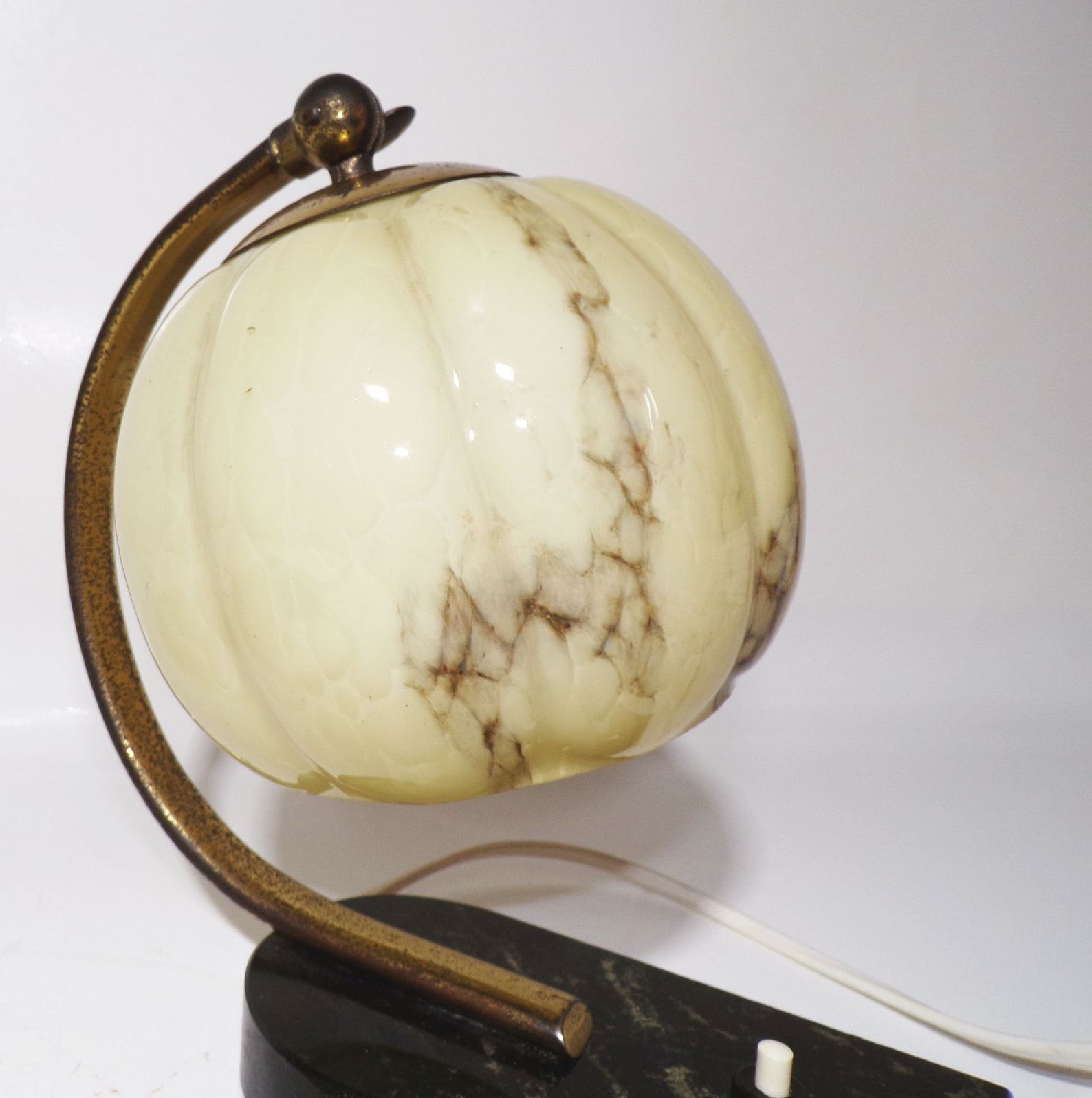 Alte Nachttischlampe 2 St Set Paar Tischlampe Art Deco E27 Leuchten