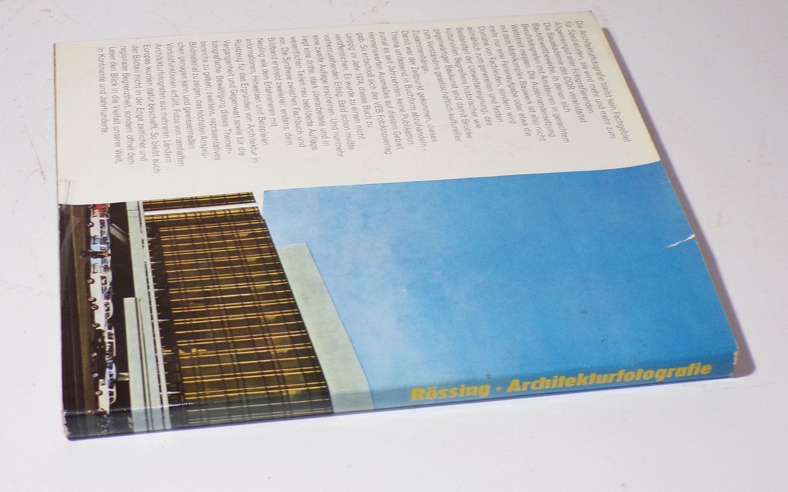 Architekturfotografie Roger Rössing 1981 DDR Buch 