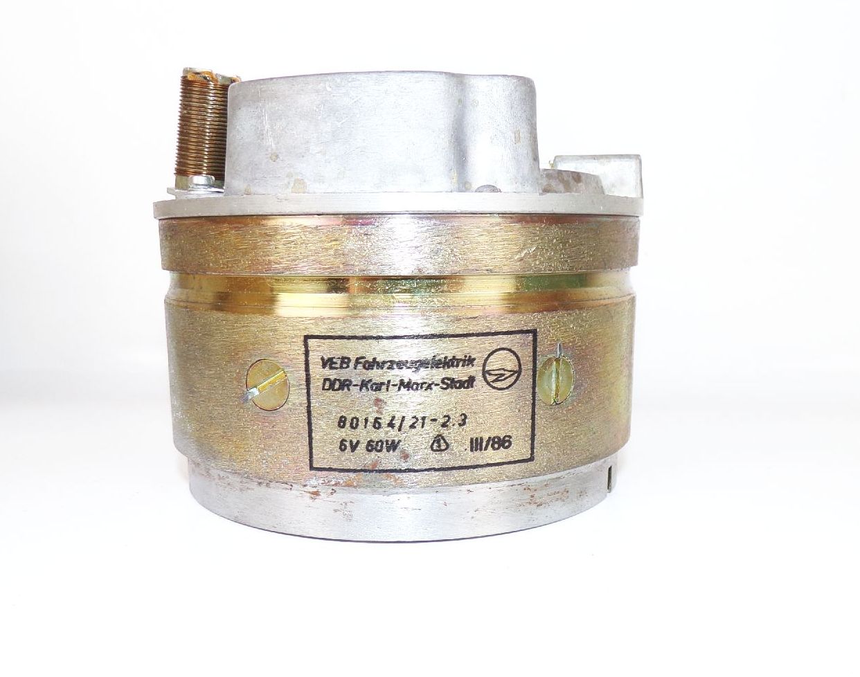 Alte MZ Lichtmaschine VEB Fahrzeugelektrik DDR 6 V 60 W AWO