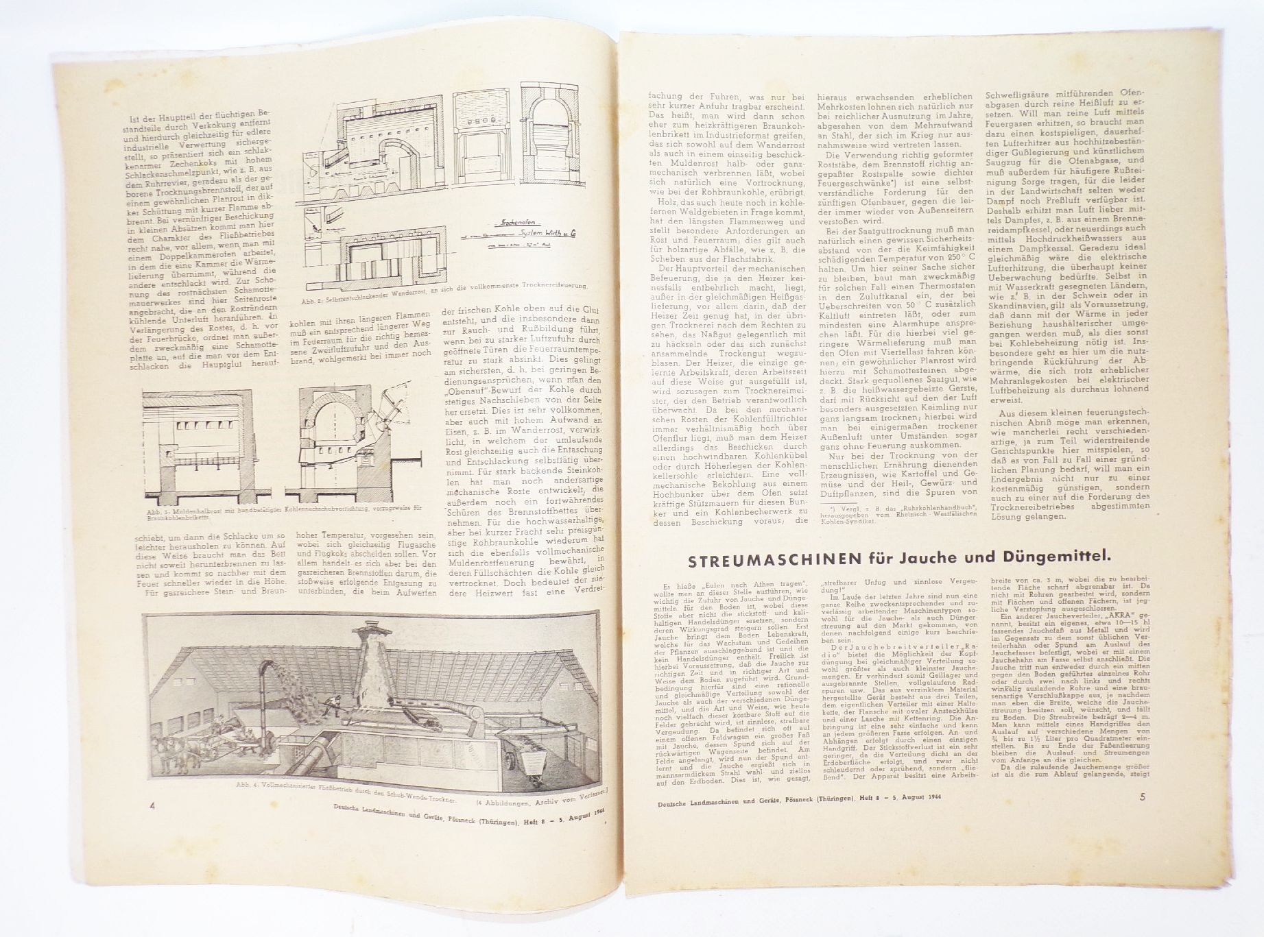 Lot Landwirtschaft Prospekte Zeitschriften 1940 er Pössneck Raussendorf 