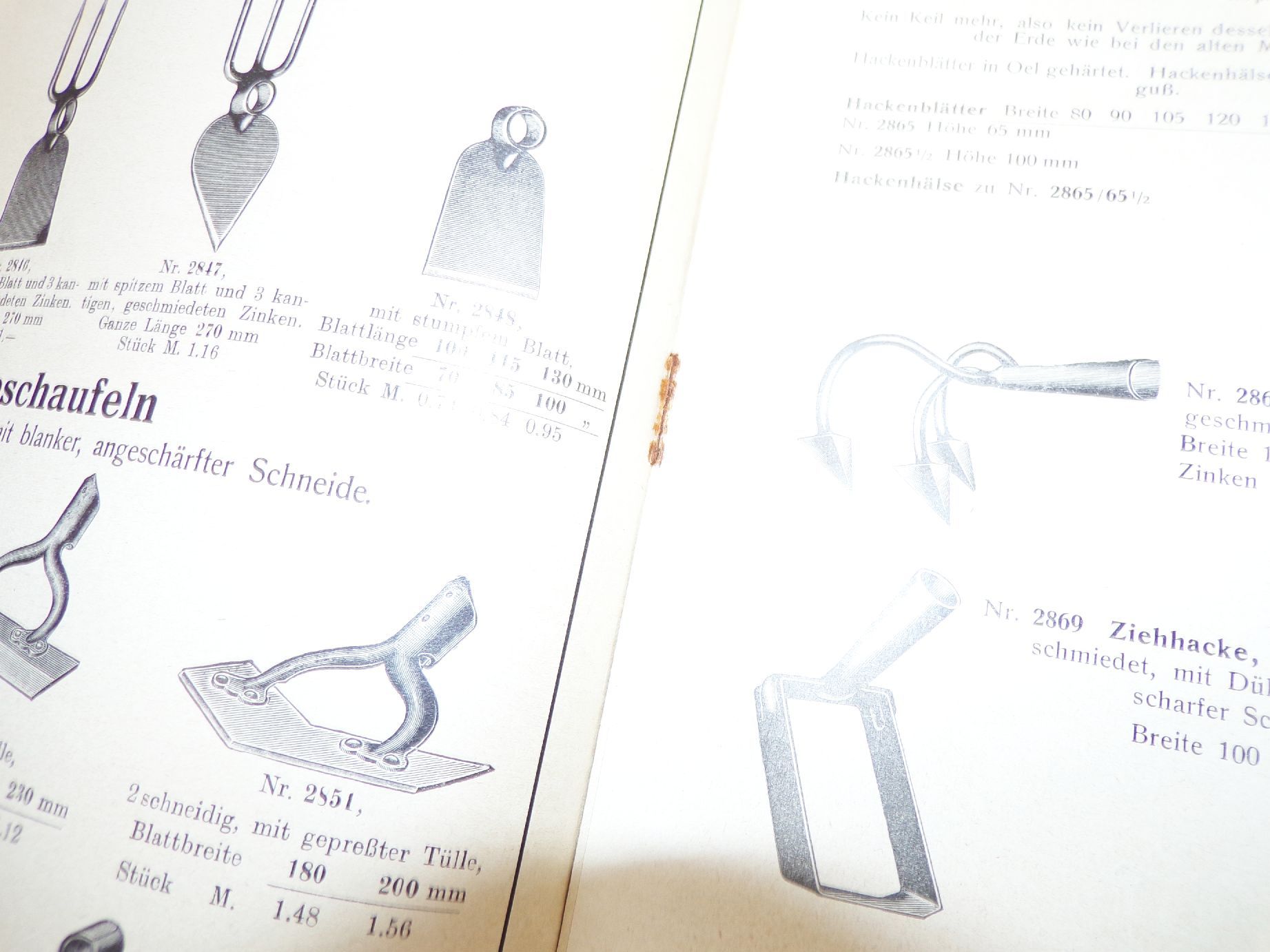 Alter Katalog Belaco Garten Werkzeuge Gießkannen 1931 