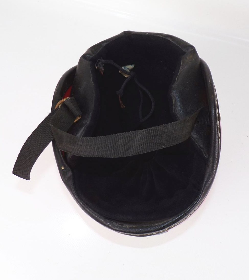 Halbschale Sturzhelm Mopedhelm Größe 55 /56 Sturzhelm Rot DDR 