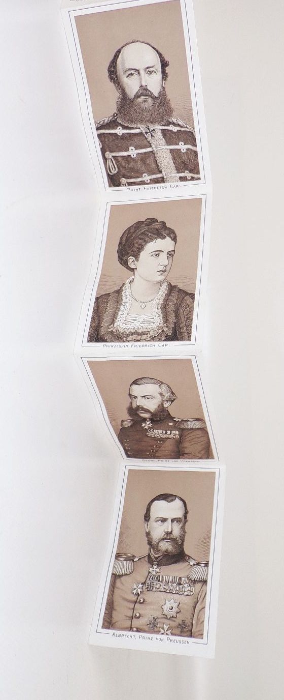 Altes Leporello Deutsches Kaiserhaus 1879 Stollwerck Coeln