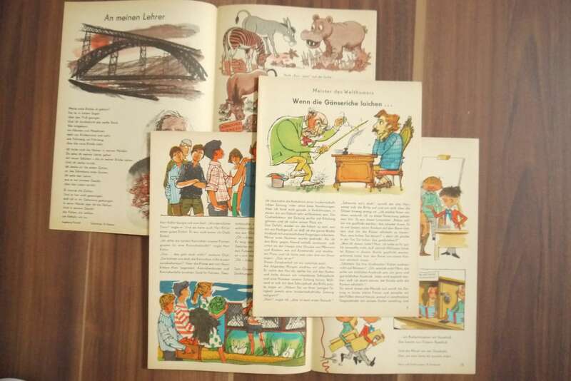 Atze 1964 Kinder Comic DDR Heft 6 An meinen Lehrer
