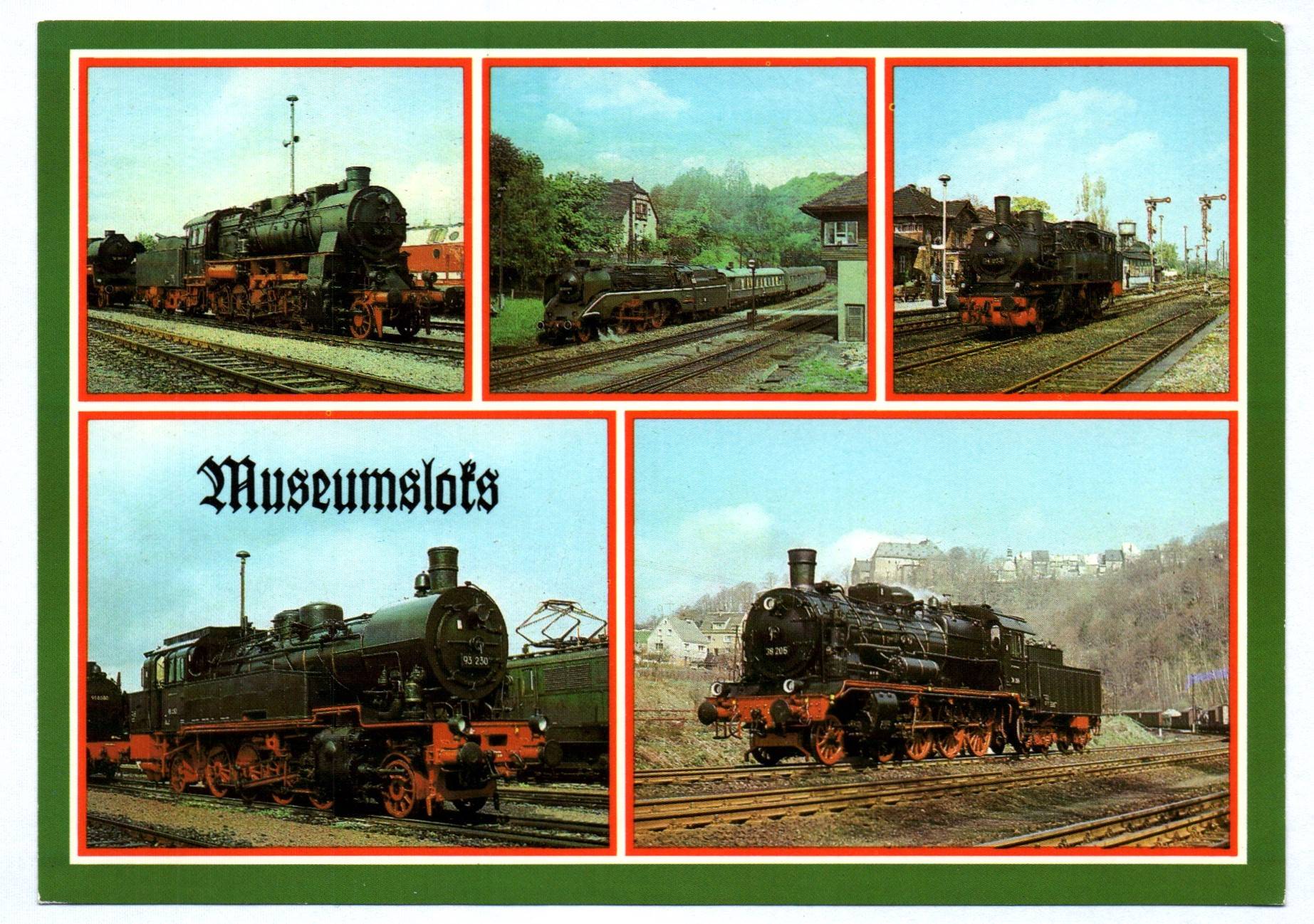 Ak Museumsloks 1984 Dampflok 58 261 Gattung G12 Tenderlok 61 002 Ak Museumsloks 1984 Dampflok 58 261 Gattung G12 Tenderlok 61 002