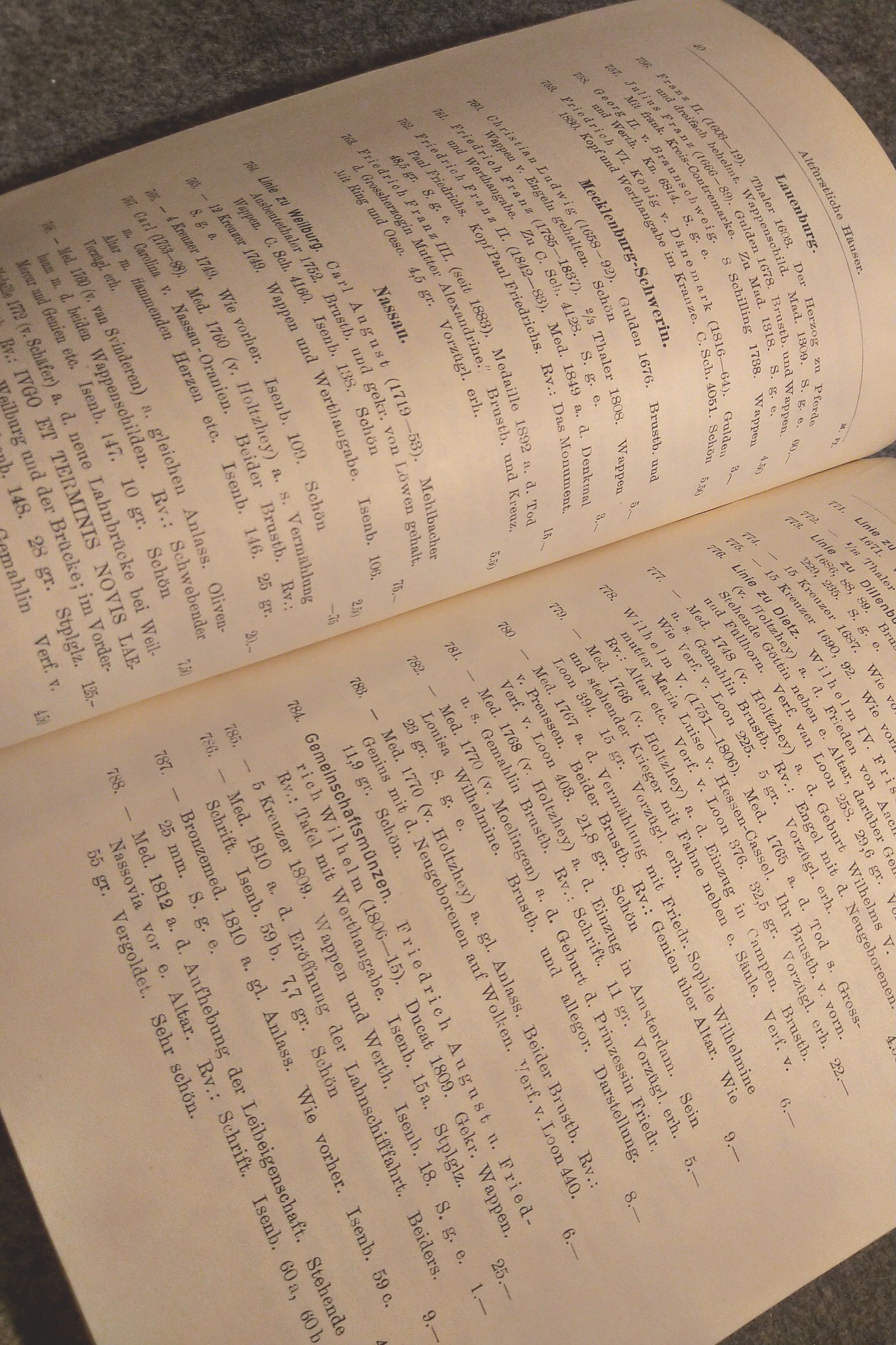 Sally Rosenberg Münzenhandlung Frankfurt am Main 1900 III Verzeichnis Sally Rosenberg Münzenhandlung Frankfurt am Main 1900 III Verzeichnis
