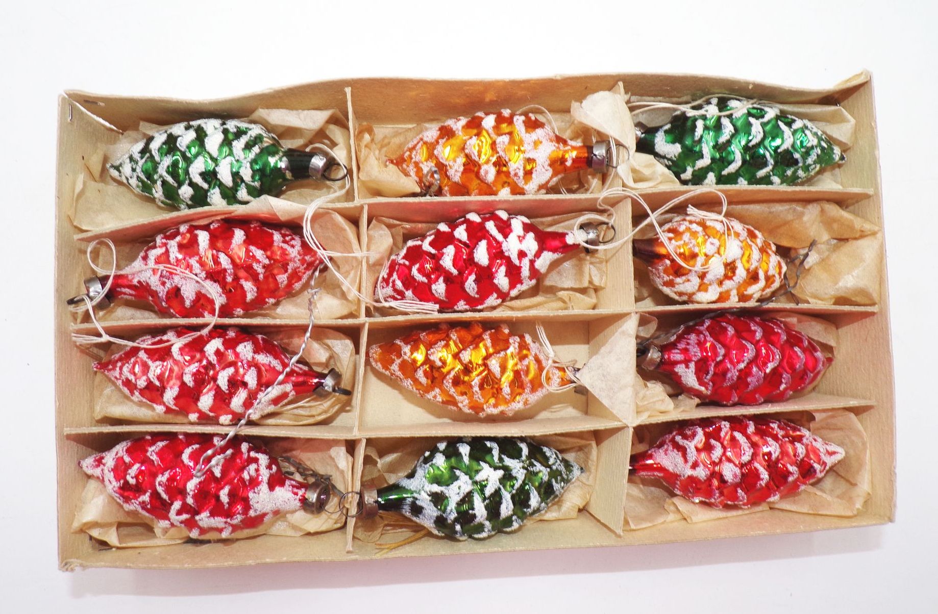 Alte Zapfen Weihnachtsschmuck Christbaumschmuck Glas Lauscha Bunt Alte Zapfen Weihnachtsschmuck Christbaumschmuck Glas Lauscha Bunt