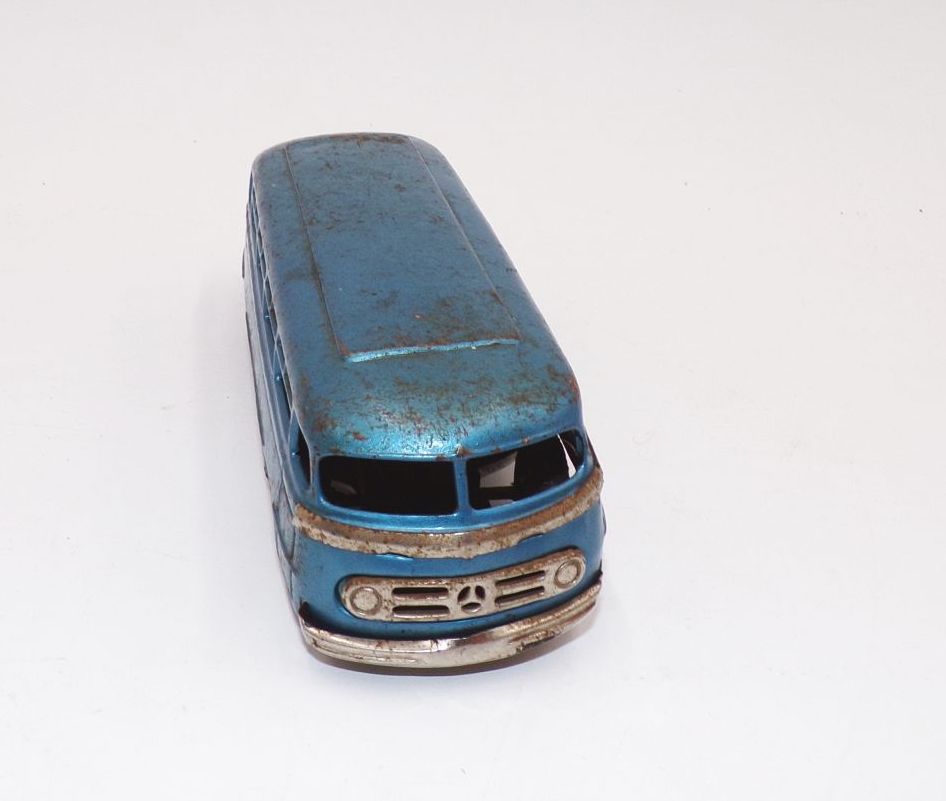 Alte CKO Bus blau Blechspielzeug