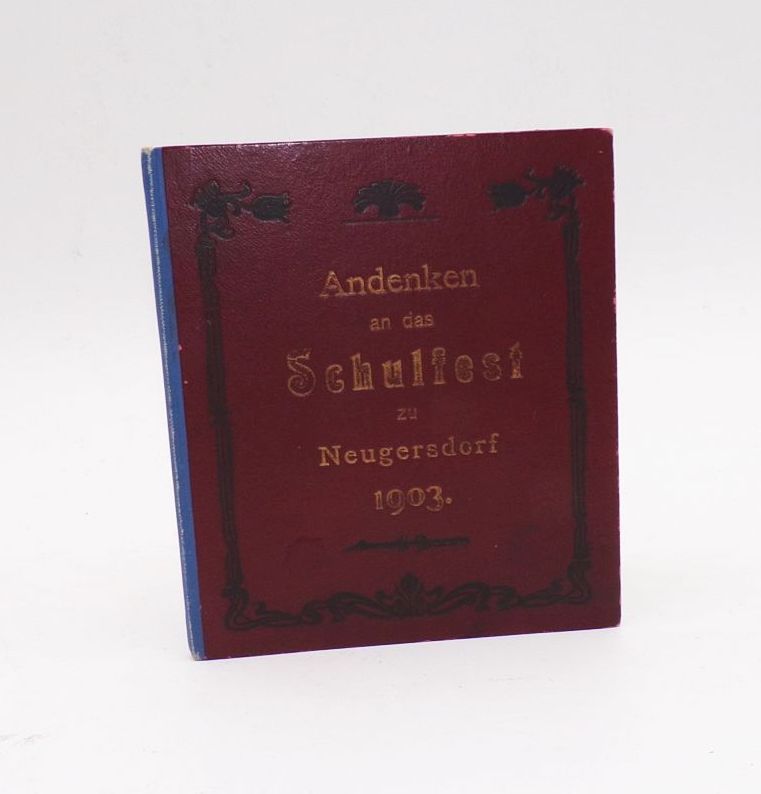 Leporello Andenken an das Schulfest in Neugersdorf 1903