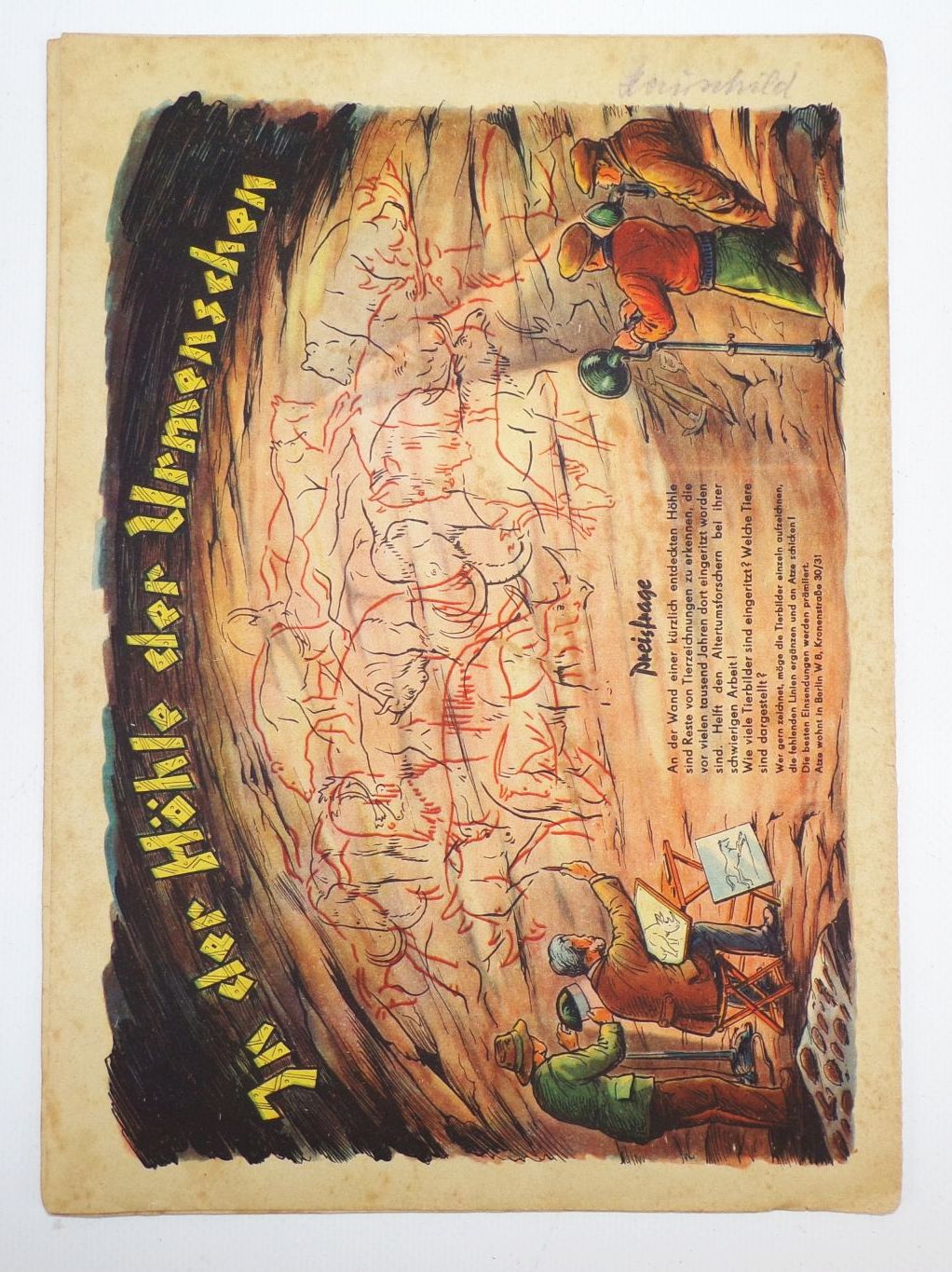 DDR Kinderzeitung ATZE 5 von 1957 