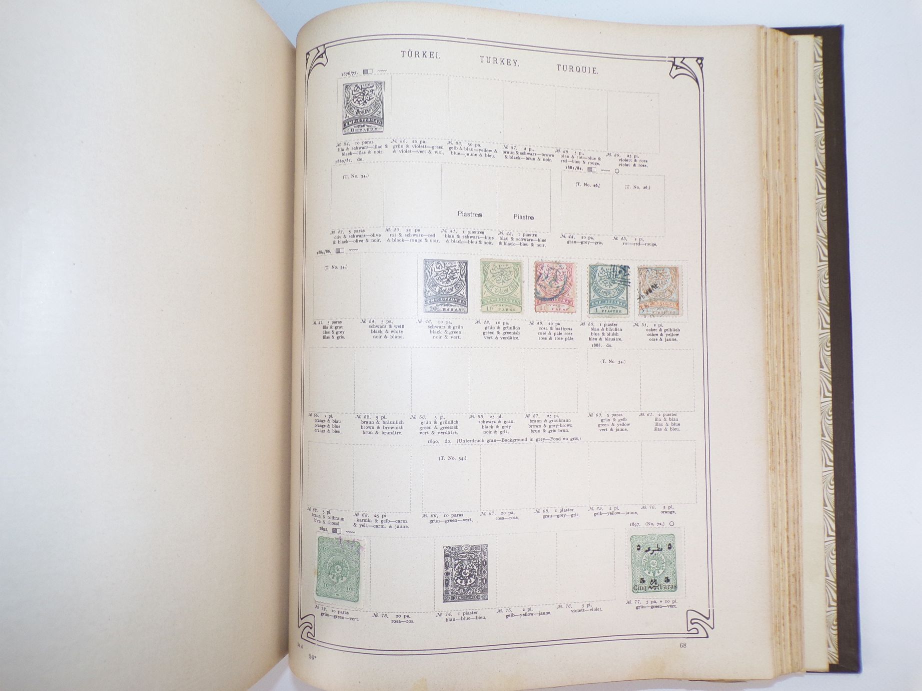 Schwaneberger Vordruck Alben Band 1 und 2 mit Briefmarken 