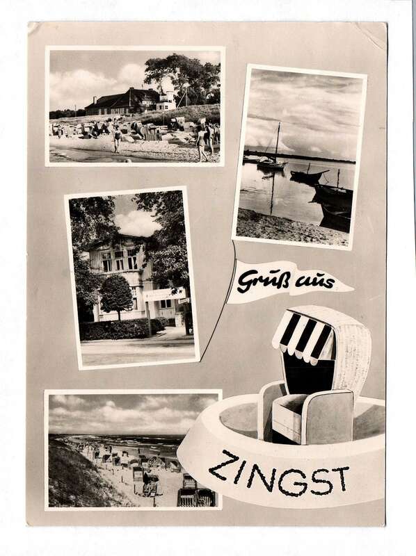 Ansichtskarte Gruß aus Zingst Mecklenburg-Vorpommern  Postkarte DDR 1963
