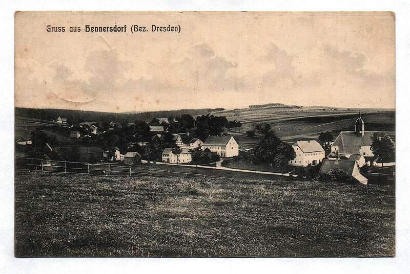 Ak Gruß aus Hennersdorf (Bez. Dresden) 1913
