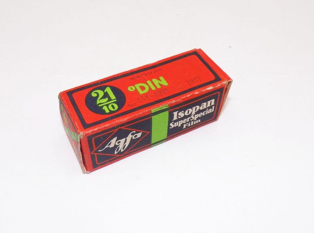 Alter Agfa Isopan Super Special Film Unbenutzt NOS 1957 
