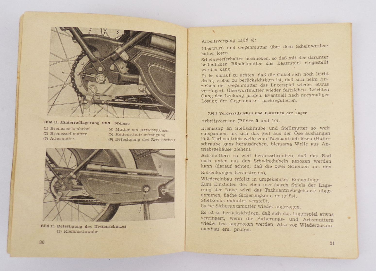 Betriebsanleitung für Simson Moped SR2E Ausgabe 1960 Original 