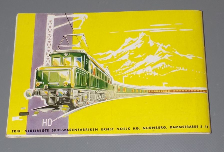 Trix Express H0 1958 Katalog vintage Sammler 