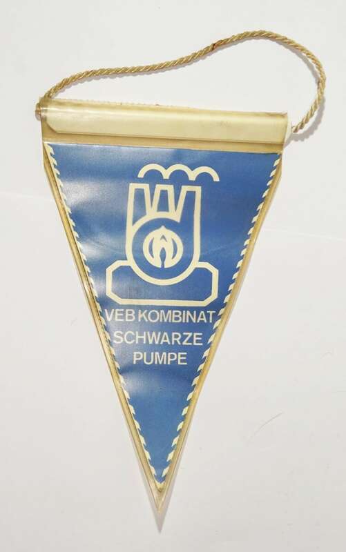 Wimpel VEB Kombinat Schwarze Pumpe DDR Aktivist