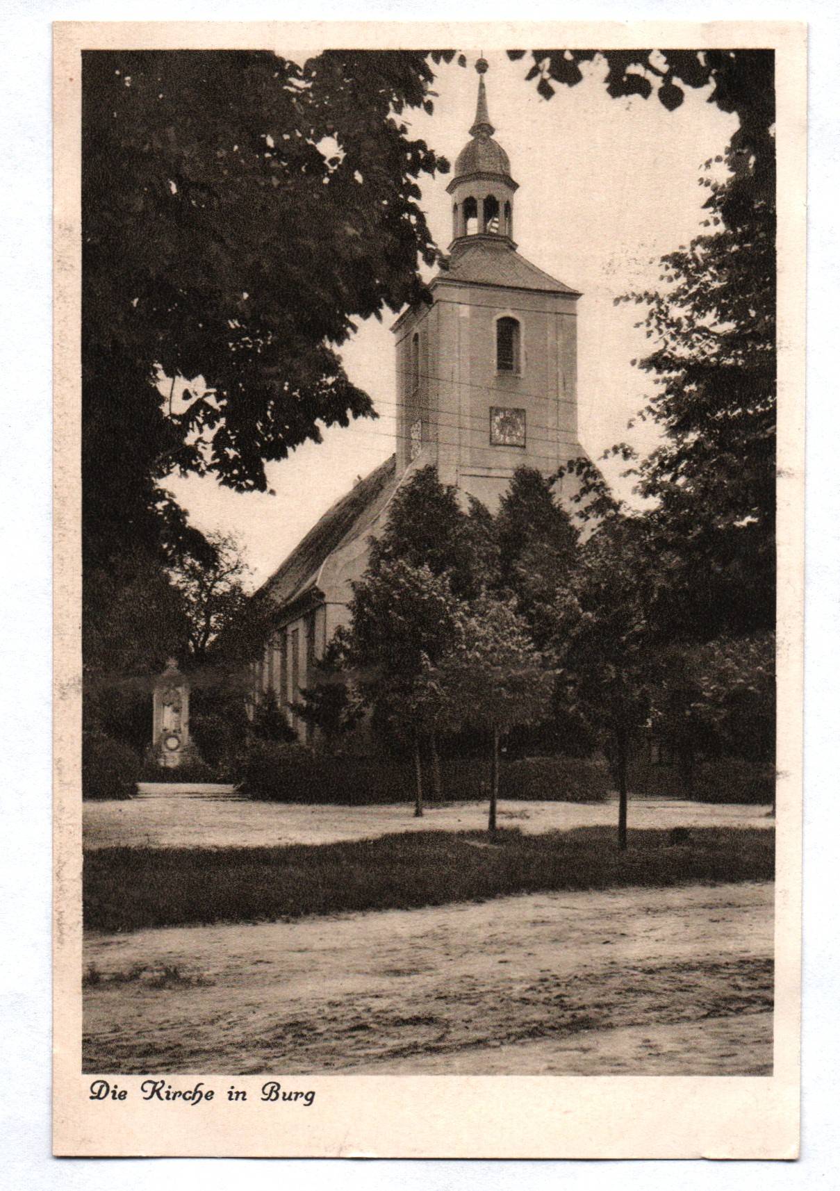 Ak Die Kirche in Burg Spreewald Bertha Zillessen NR10011