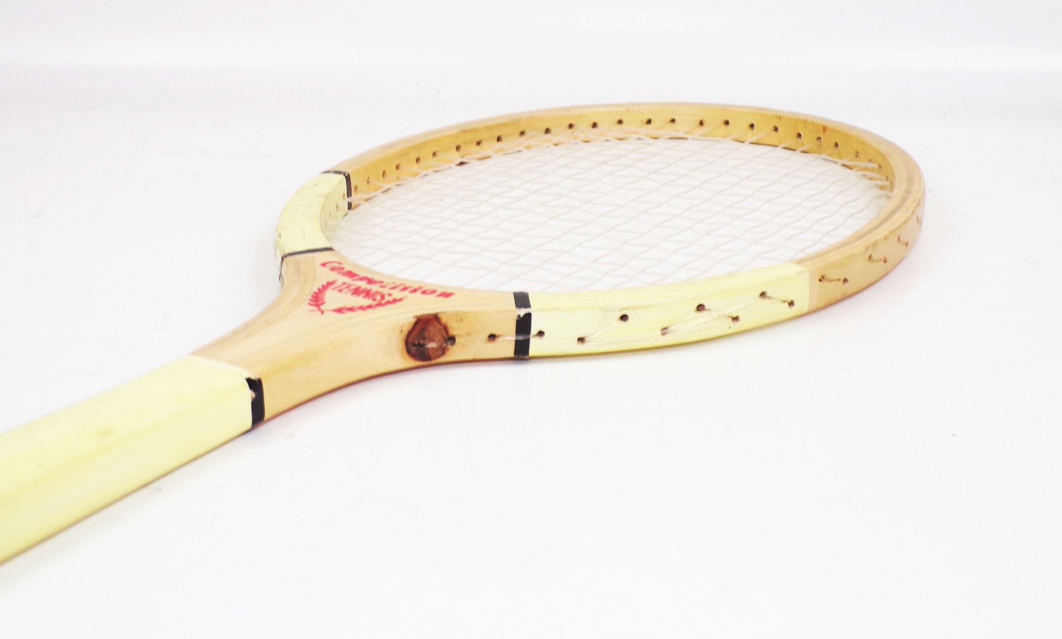 Alter Tennisschläger Competition Tennis Made in Pakistan Vintage