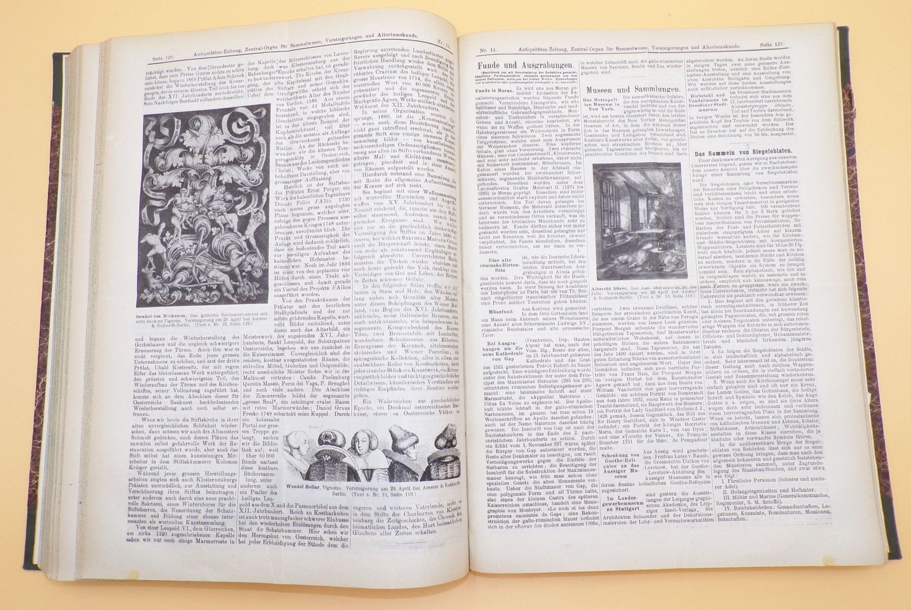 Antiquitäten Zeitung 1906 1907 gebundener Jahrgang Antiquitäten Zeitung 1906 1907 gebundener Jahrgang