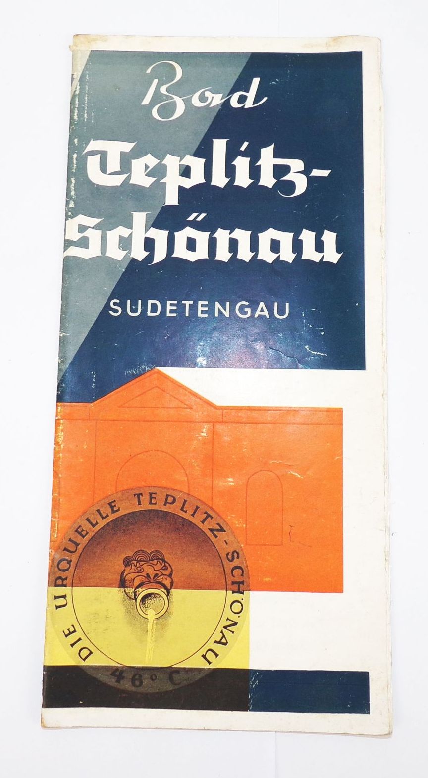 Altes Prospekt Bad Teplitz Schönau Sudetengau um 1939 Teplice Tschechien