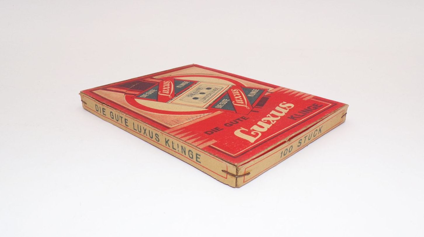 Alte Rasierklingen Luxus Klinge 10er Pack Reklame Sammler razor blades Alte Rasierklingen Luxus Klinge 10er Pack Reklame Sammler razor blades