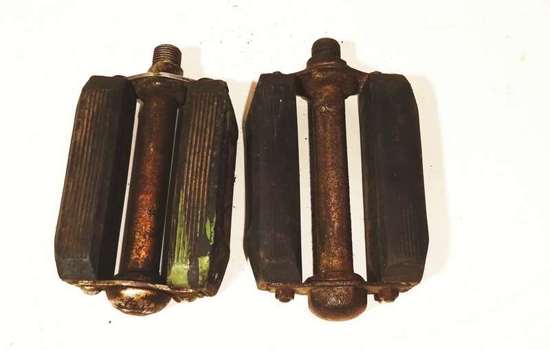 Alte Pedalen Fahrrad Oldtimer Vintage