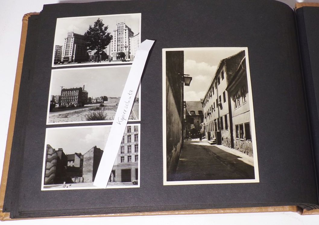Fotoalbum zerstörtes Dresden Berlin Stalinallee Kirche zur Heimat 1956