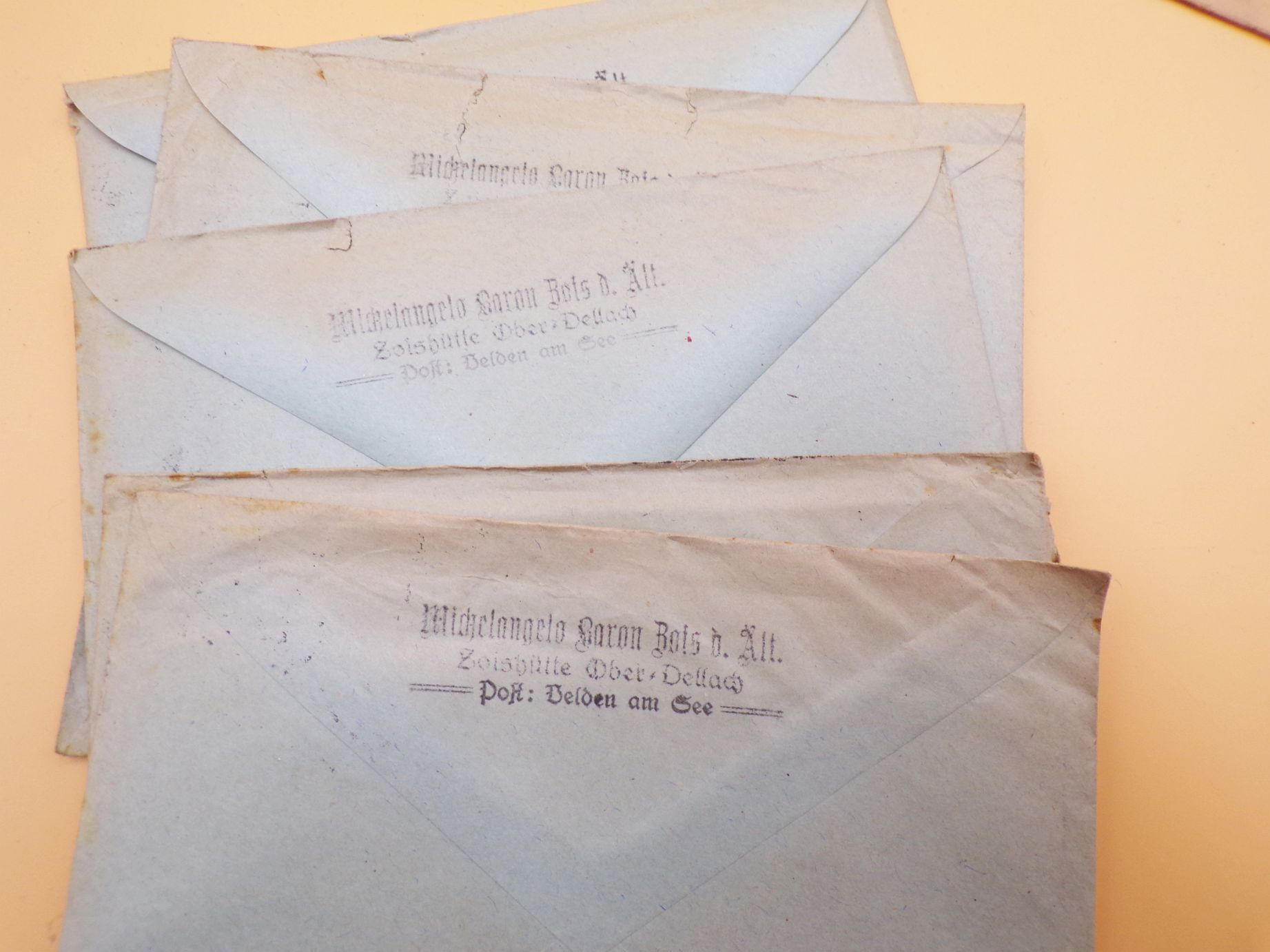 Nachlass Briefe Autograph Baron Michelangelo von Zois der Ältere Zoishütte Ober Dellach Nachlass Briefe Autograph Baron Michelangelo von Zois der Ältere Zoishütte Ober Dellach