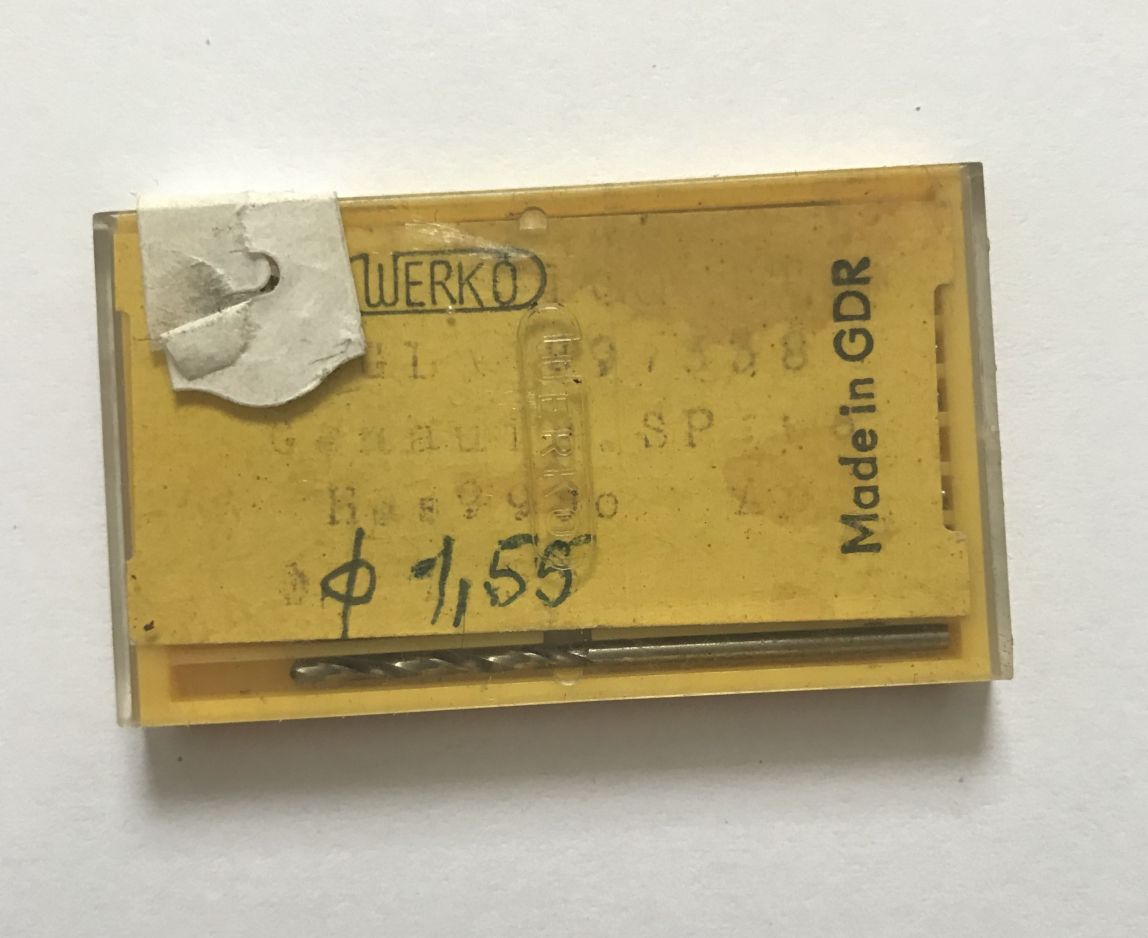 Metallbohrer DDR klein 0,7 mm bis 9,0 mm WERKÖ Spiralbohrer 10er Pack Vollhartmetall