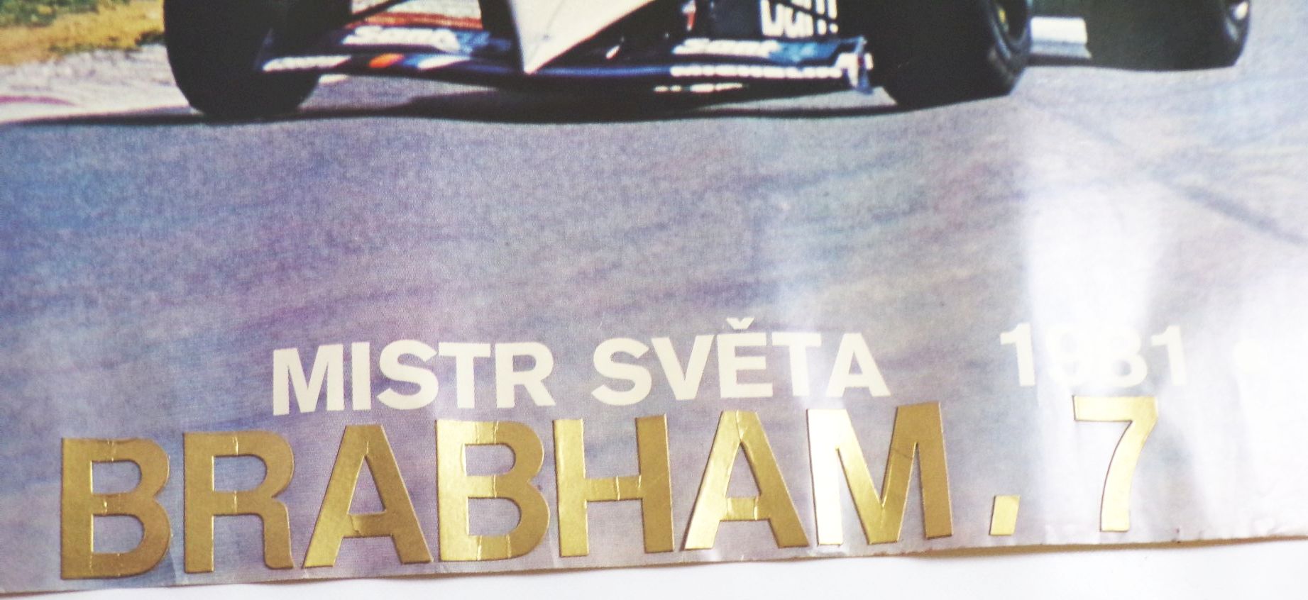 Vintage Poster Nelson Piquet Formel 1 