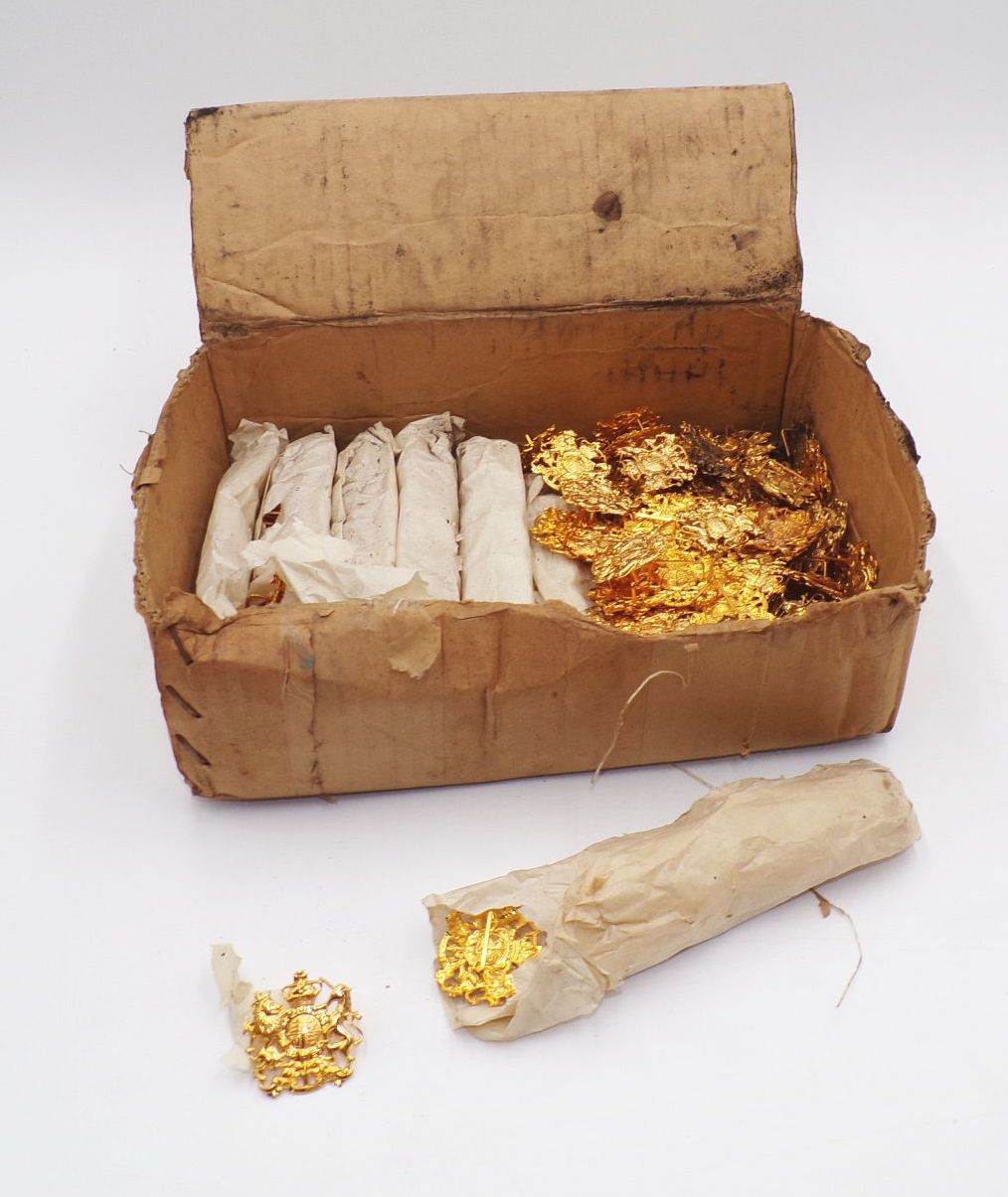 Wappen des Vereinigten Königreichs Großbritannien Blech 200 Stück Schnalle