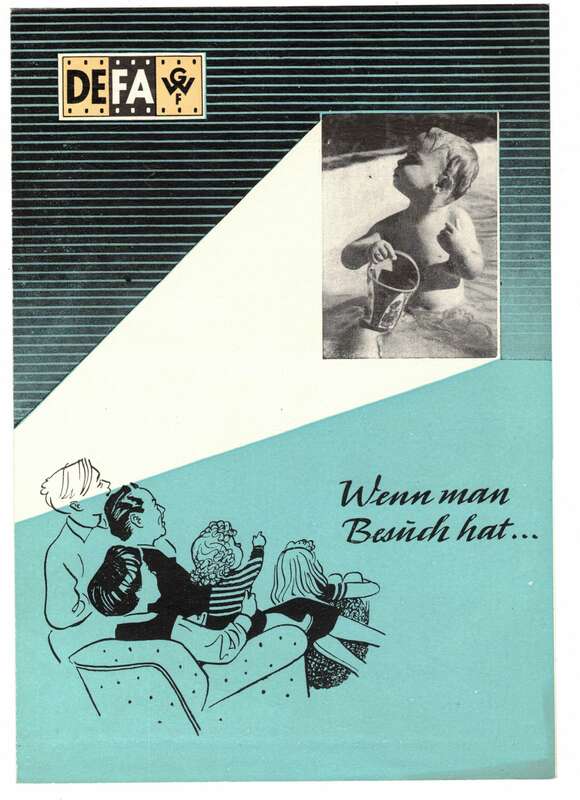 Werbe Prospekt Projektor Filius 1956 Defa DDR 