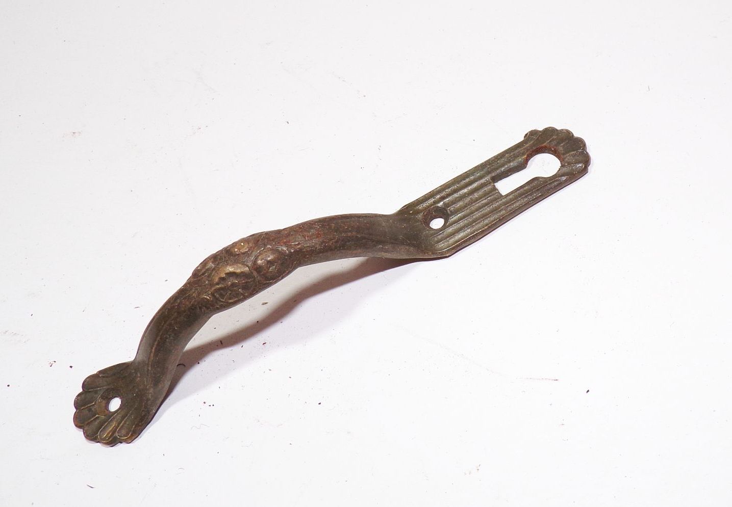 Alter Jugendstil Möbelgriff Möbelbeschlag Schlüsselloch um 1900