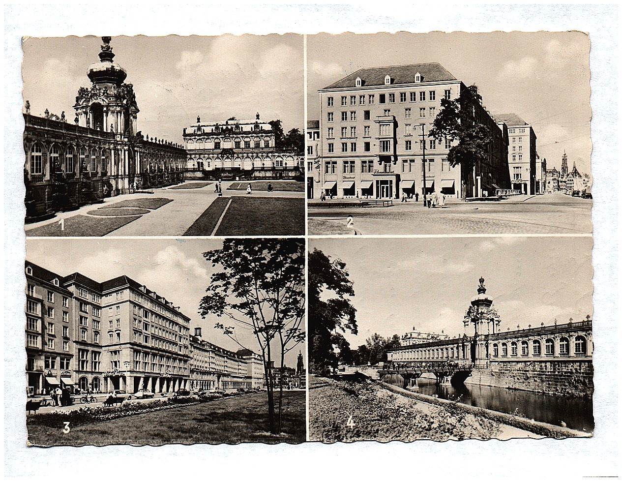 Ak Dresden Zwingerhof Dr Külz Ring Altmarkt Cafe Prag Zwinger 1960 DDR Ak Dresden Zwingerhof Dr Külz Ring Altmarkt Cafe Prag Zwinger 1960 DDR